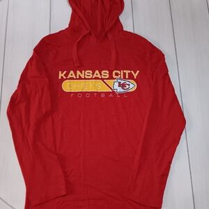 Unisex Adult Small Kansas City Chiefs Red Hoodie Sweatshirt